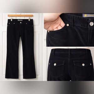 Outback Red Dark Corduroy Flare Pants